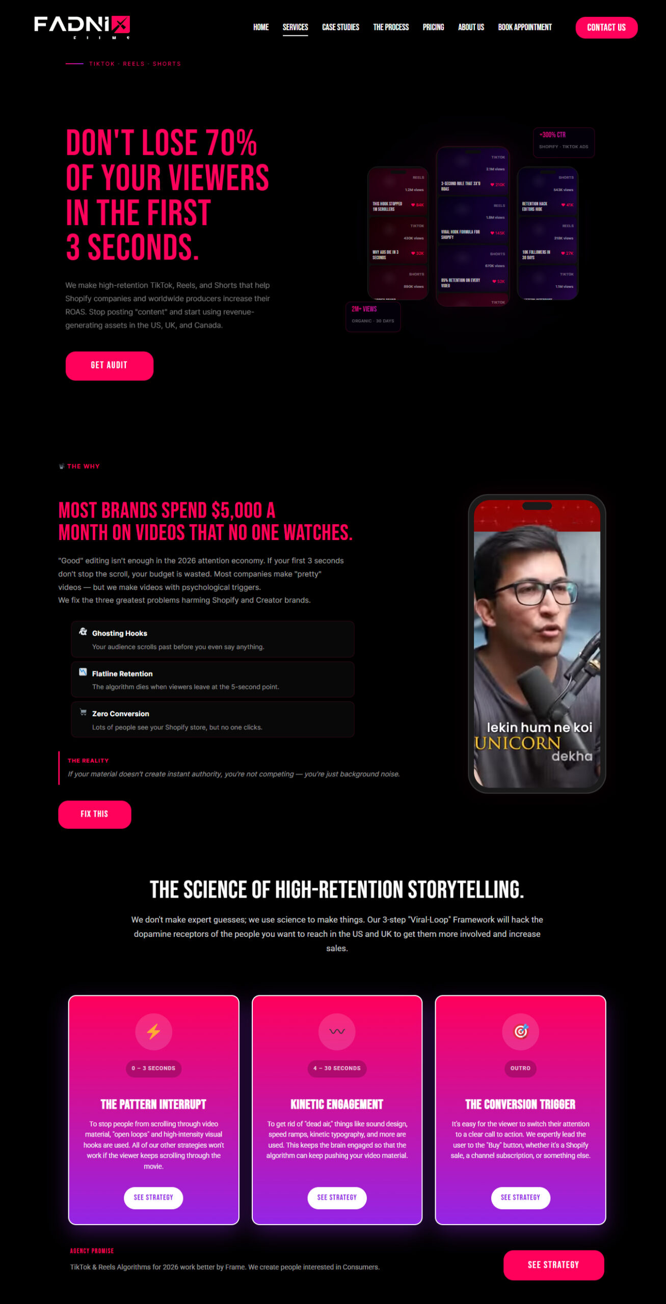 Fadnix Films WordPress screenshot